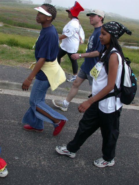 Auch bei Kilometer fnf geht es noch zgig voran