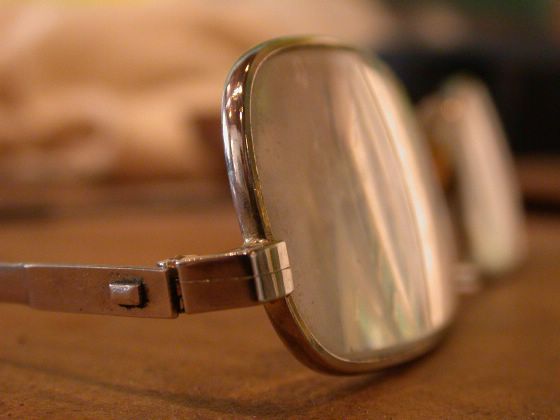 Mit Brille arbeitet es sich auch fr eine Hausmeister besser