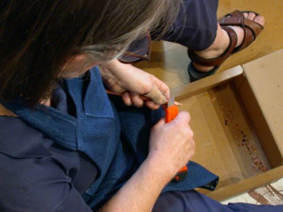 Peggy, Mitglied der Museumsstiftung, stiftet mal ganz anders.